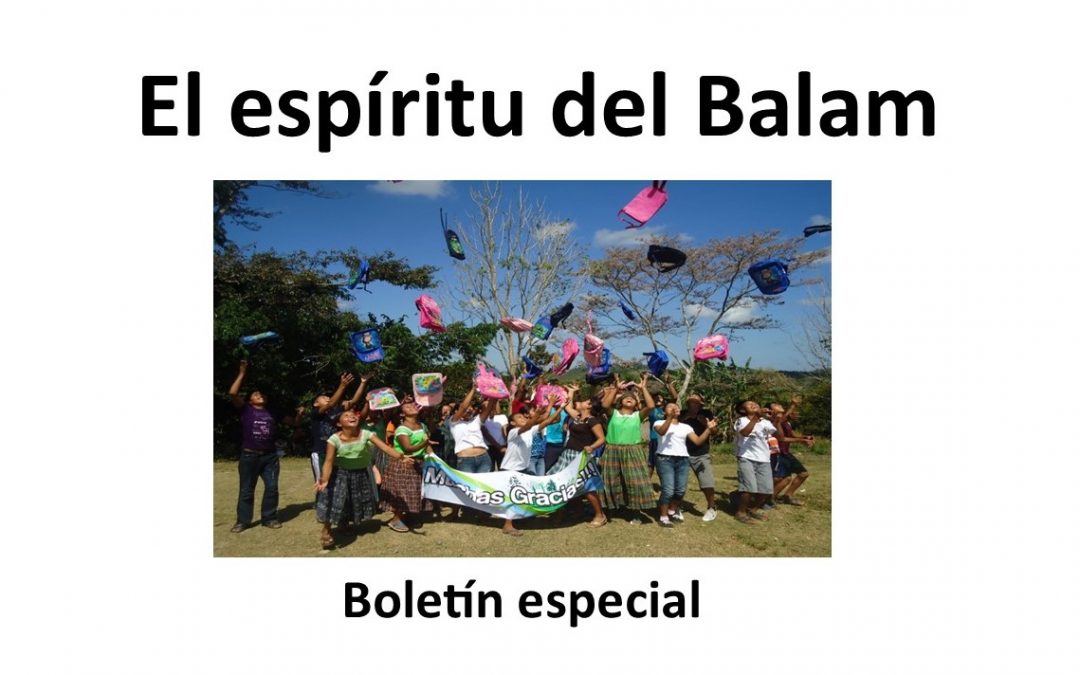 Boletín Especial “El Espiritu del Balam”